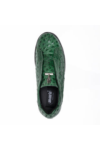 Mauri 8478/16 Regata Exotic Ostrich Skin Sneaker (MA5682)(Made to Order)-AmbrogioShoes