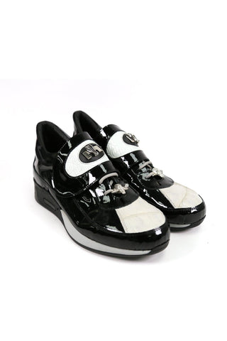 Mauri 8575 Rouge Crocodile / Patent Sneakers