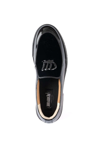 Mauri 8600/8 Patent Leather & Velvet Sneaker-AmbrogioShoes