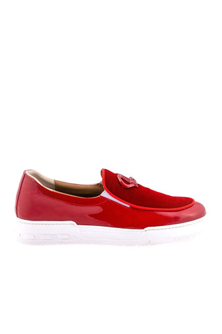 Mauri 8600/8 Patent & Velvet Sneaker