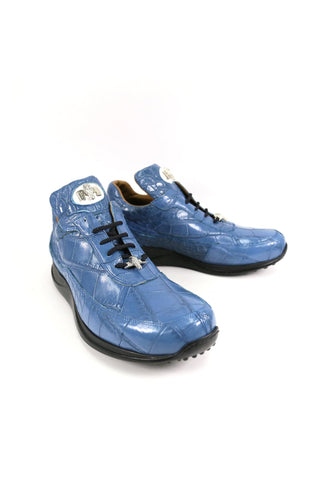 Mauri 8900/2 Bloodshed Alligator Skin Sneakers (MA5421)