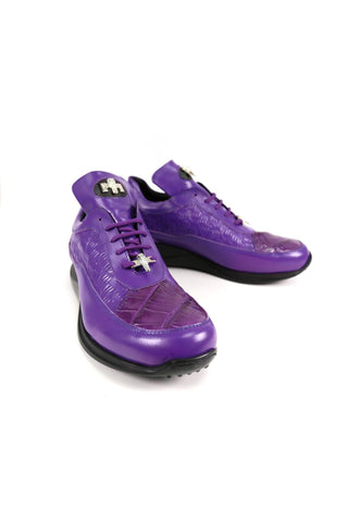 Mauri 8900/2 Bubble Crocodile / Nappa Embossed Sneakers