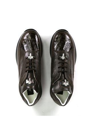 Mauri 8900/2 Bubble Crocodile / Nappa Embossed Sneakers