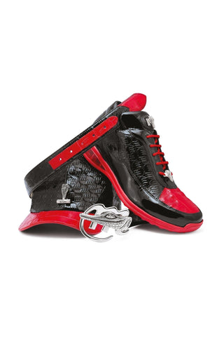 Mauri 8900/2 Bubble Crocodile / Patent Sneaker