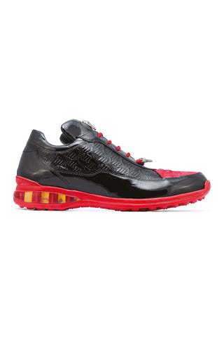 Mauri 8900/2 Bubble Crocodile Skin & Calf-Skin Patent Sneakers (MA5020)