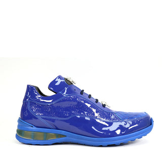 Mauri 8900/2 Bubble Crocodile & Patent Sneakers (Made to Order)-AmbrogioShoes
