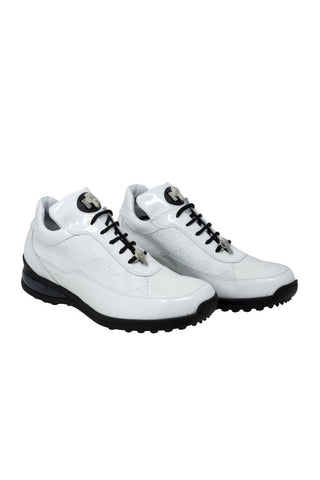 Mauri 8900/2 Bubble Exotic Crocodile Skin & Calf-Skin Patent Leather Sneakers (MA5020)-AmbrogioShoes