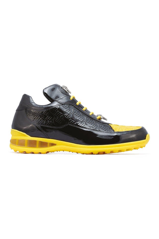 Mauri 8900/2 Bubble Exotic Crocodile Skin & Calf-Skin Patent Sneakers (MA5020)