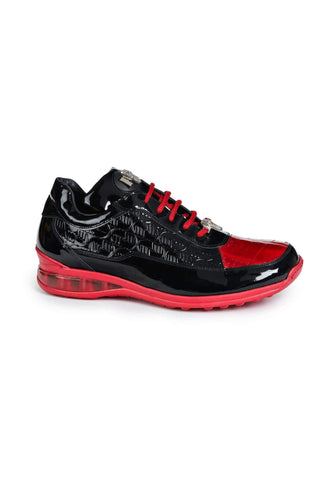 Mauri 8900/2 Bubble Exotic Crocodile Skin & Calf-Skin Patent Sneakers (MA5020)
