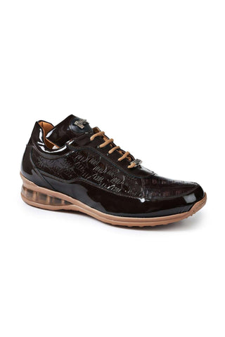 Mauri 8900/2 Bubble Exotic Crocodile Skin & Calf-Skin Patent Sneakers (MA5020)