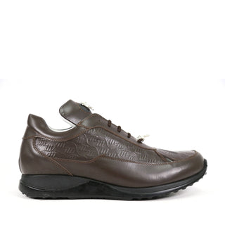 Mauri 8900/2 Bubble Exotic Crocodile Skin & King Nappa Embossed Sneakers (MA5338)(Made to Order)-AmbrogioShoes