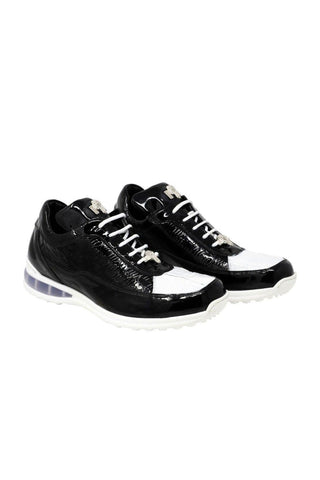 Mauri 8900/2 Bubble Ostrich Skin & Embossed Patent Sneakers (MA5125)