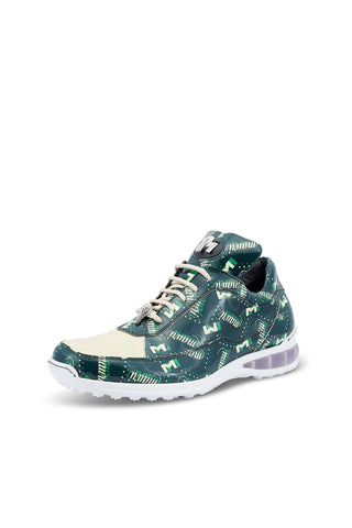 Mauri 8900/2 Press Crocodile Skin & Nappa Leather Sneakers (MA5448)