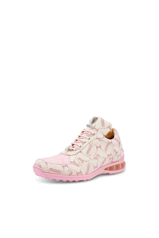 Mauri 8900/8 Overlord Cream & Taste of Berry Crocodile / Fabric Casual Sneakers (MA5425)