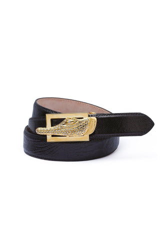 Mauri AB9 Men's Ostrich Belt (MAB1006)