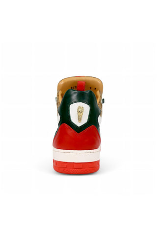 Mauri Abstract 8435 Crocodile / Fabric / Nappa Casual Sneaker (MA5670)
