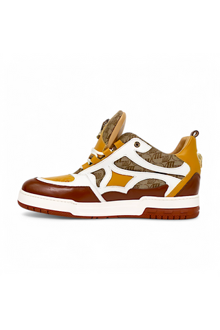 Mauri Abstract 8435 Crocodile / Fabric / Nappa Casual Sneaker (MA5670)