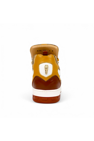Mauri Abstract 8435 Crocodile / Fabric / Nappa Casual Sneaker (MA5670)