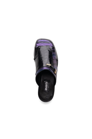 Mauri Aloha 1406/1 Ostrich & Balera Leather Slip-on Sandals (MA5610)