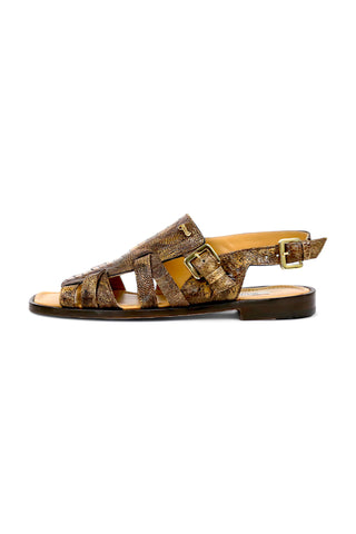 Mauri Antigua Ostrich Leg Sandal