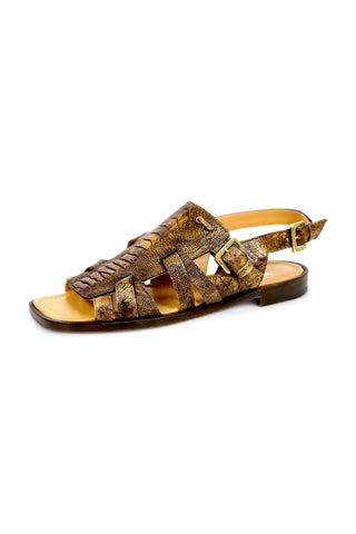 Mauri Antigua Ostrich Leg Sandals