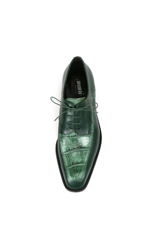 Mauri Arsenal 4642/9 Alligator / Calf-Skin Leather Lace-Up Derby (MA5663)