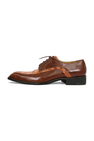 Mauri Arsenal 4642/9 Alligator / Calf-Skin Leather Lace-Up Derby (MA5663)