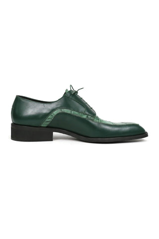 Mauri Arsenal 4642/9 Alligator / Calf-Skin Leather Lace-Up Derby (MA5663)