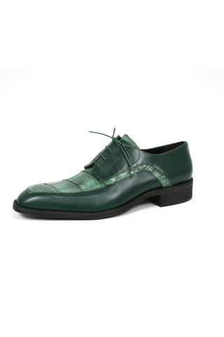 Mauri Arsenal 4642/9 Alligator / Calf-Skin Leather Lace-Up Derby (MA5663)-AmbrogioShoes