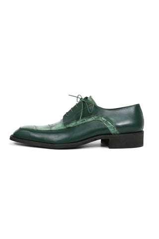 Mauri Arsenal 4642/9 Alligator / Calf-Skin Leather Lace-Up Derby (MA5663)