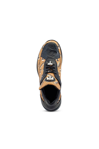 Mauri Baller 8900/2 Crocodile Skin & Leather Sneakers (MA5506)