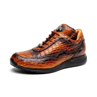 Mauri Bloodshed 8900/2 Exotic Alligator Skin Sneakers (MA5564)(Made to Order)-AmbrogioShoes