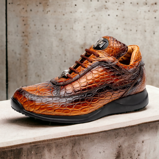 Mauri Bloodshed 8900/2 Exotic Alligator Skin Sneakers (MA5564)(Made to Order)-AmbrogioShoes