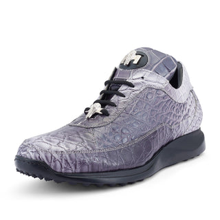 Mauri Bloodshed 8900/2 Men's Shoes Exotic Alligator Skin Sneakers (MA5483)(Special Order)-AmbrogioShoes