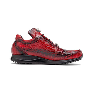 Mauri Bloodshed 8900/2 Men's Shoes Exotic Alligator Skin Sneakers (MA5564)-AmbrogioShoes