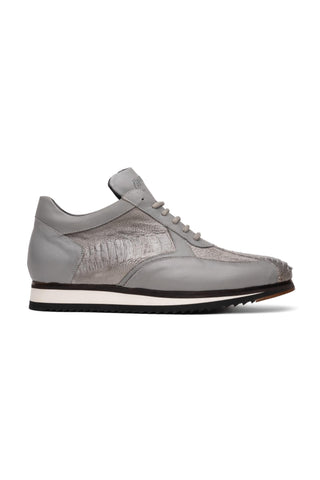 Mauri Bolt M770/4 Ostrich Leg & Nappa Leather Casual Sneakers (MA5627)