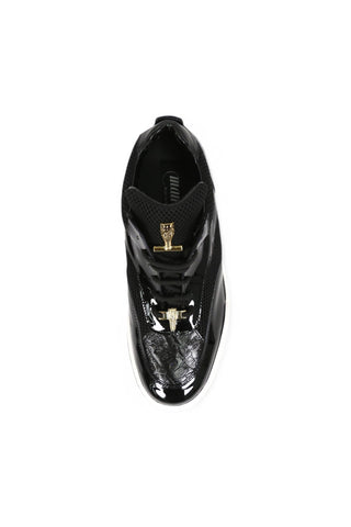 Mauri Breeze 8498 Crocodile / Fabric / Patent Casual Sneaker (MA5672)