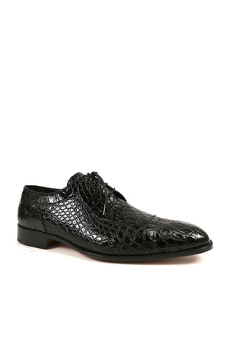 Mauri Brunelleschi Black Crocodile Oxfords (MA4628)