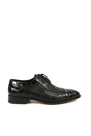 Mauri Brunelleschi Black Crocodile Oxfords (MA4628)