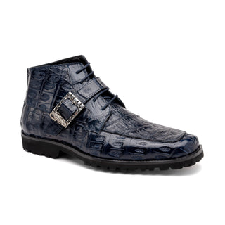 Mauri Bulletproof 3238-1 Men's Shoes Exotic Crocodile Skin Strap Derby Boot (MA5580)(Special Order)-AmbrogioShoes