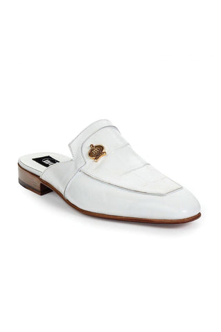 Mauri Calf / Alligator Land White Sandals Art 4856 (MA4663)