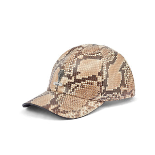 Mauri H65 Men's Natural Exotic Python Hat (MAH1024)-AmbrogioShoes