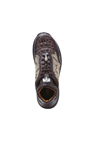 Mauri Carange 8741/2 Ostrich / Hornback Crown / Fabric Sneakers (MA5269)
