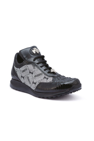 Mauri Carange 8741/2 Ostrich / Hornback Crown / Fabric Sneakers (MA5269)
