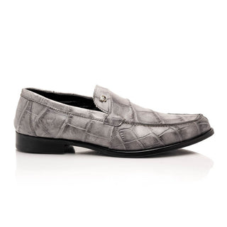 Mauri Chapel 1028 Exotic Alligator Slip-on Loafers (MA5641)(Special Order)-AmbrogioShoes