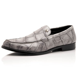 Mauri Chapel 1028 Men's Shoes Exotic Alligator Slip-on Loafers (MA5641)-AmbrogioShoes