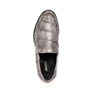Mauri Chapel 1028 Men's Shoes Exotic Alligator Slip-on Loafers (MA5641)(Special Order)-AmbrogioShoes