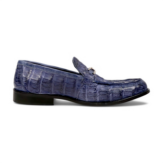 Mauri Chapel 1028/3 Exotic Hornback / Nappa Leather Horsebit Split-Toe Loafer (MA5655)-AmbrogioShoes