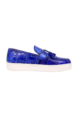 Mauri Chill 8800/1 Alligator / Nappa Slip-On Tassels Sneaker (MA5674)