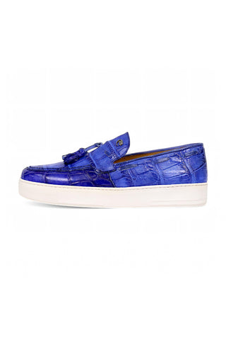 Mauri Chill 8800/1 Alligator / Nappa Slip-On Tassels Sneaker (MA5674)